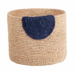 4-tlg. Korbset Handgefertigt Aus Raffia ISALO In Natur-Blau -Küche Store butlers 4 tlg korbset handgefertigt aus raffia isalo in natur blau 3