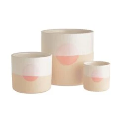 Blumentopf Ø11cm SUNSET In Beige-Pastellorange -Küche Store butlers blumentopf o11cm sunset in beige pastellorange 2