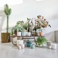 Blumentopf Ø11cm SUNSET In Beige-Pastellorange -Küche Store butlers blumentopf o11cm sunset in beige pastellorange 4