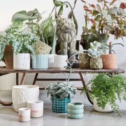 Blumentopf Ø11cm SUNSET In Beige-Pastellorange -Küche Store butlers blumentopf o11cm sunset in beige pastellorange 5