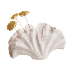 Deko-Objekt Blatt Höhe 21cm GINKGO In Creme 7 Deko-Objekt Blatt Höhe 21cm GINKGO In Creme -Küche Store butlers deko objekt blatt hohe 21cm ginkgo in creme 2