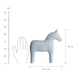 Deko Pferd Höhe 23cm LASSE In Blau -Küche Store butlers deko pferd hohe 23cm lasse in blau 2