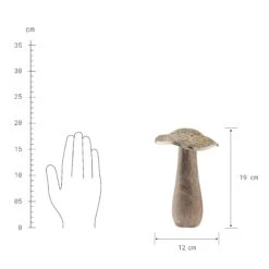 Deko-Pilz Höhe 19cm HARVEST SPLENDOR In Gold 6 Deko-Pilz Höhe 19cm HARVEST SPLENDOR In Gold -Küche Store butlers deko pilz hohe 19cm harvest splendor in gold 2