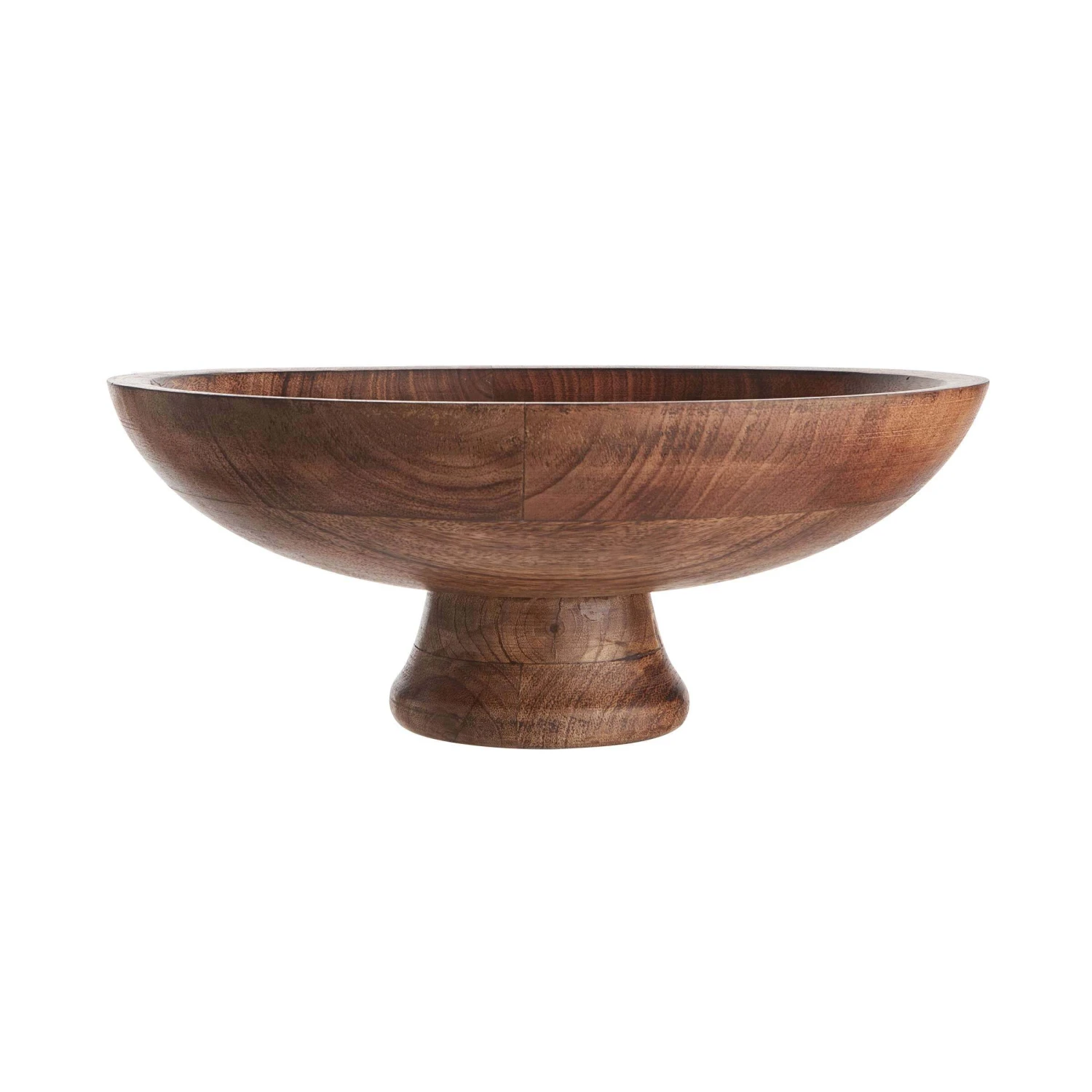 Deko-Schale Mit Fuß Ø30cm MANGO DAYS In Braun 2 Deko-Schale Mit Fuß Ø30cm MANGO DAYS In Braun – Bild 2