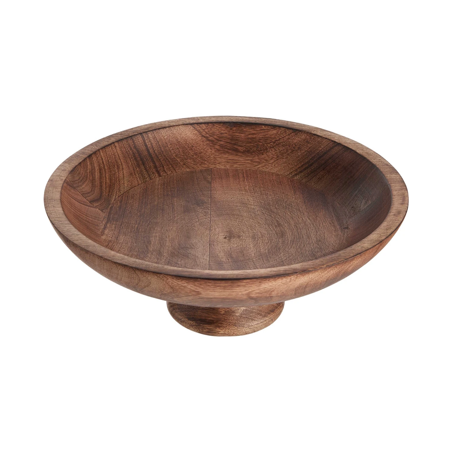 Deko-Schale Mit Fuß Ø30cm MANGO DAYS In Braun 4 Deko-Schale Mit Fuß Ø30cm MANGO DAYS In Braun – Bild 4