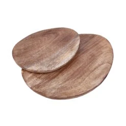 Deko-Teller Organisch L 26 X B 20cm MANGO DAYS In Braun -Küche Store butlers deko teller organisch l 26 x b 20cm mango days in braun 4