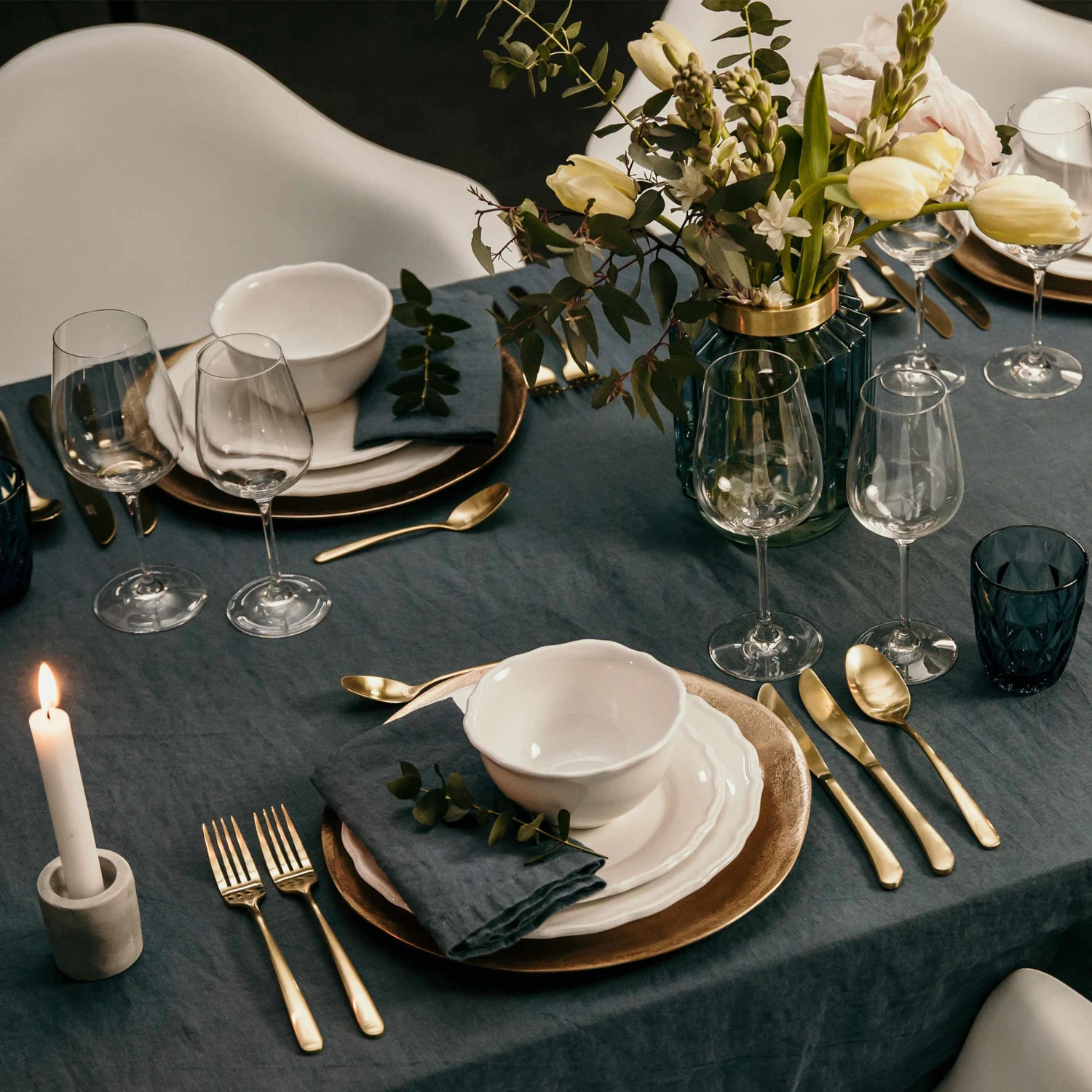 Deko-Teller Organisch Ø32cm BANQUET In Gold 5 Deko-Teller Organisch Ø32cm BANQUET In Gold – Bild 5