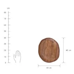 Deko-Teller Organisch Ø40cm MANGO DAYS In Braun 6 Deko-Teller Organisch Ø40cm MANGO DAYS In Braun -Küche Store butlers deko teller organisch o40cm mango days in braun 2