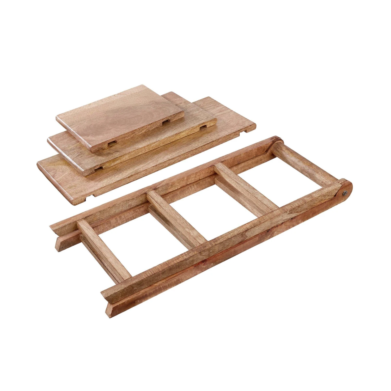 Etagere 3-stufig Höhe 48cm MANGO DAYS In Braun 7 Etagere 3-stufig Höhe 48cm MANGO DAYS In Braun – Bild 7