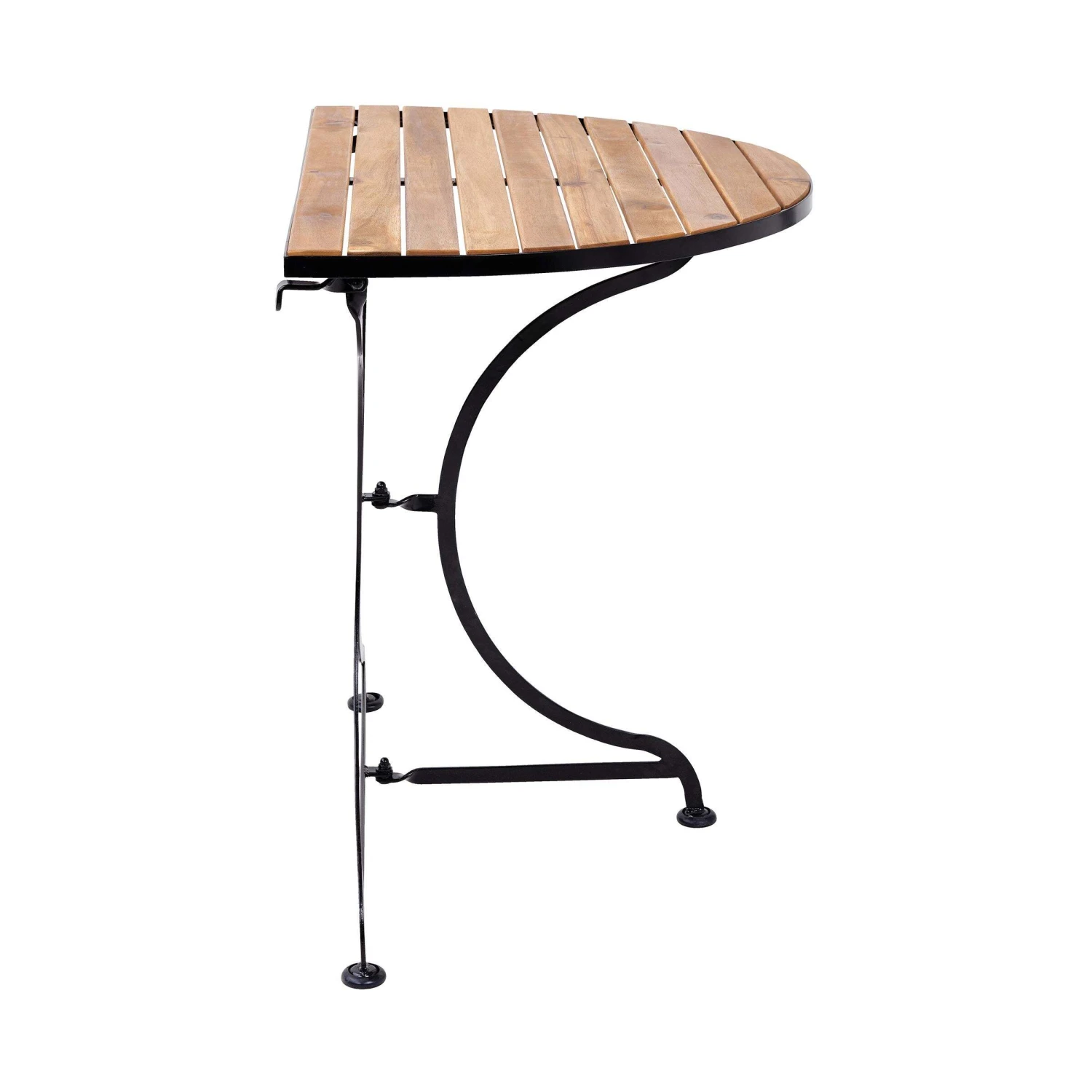 Gartentisch Halbrund PARKLIFE In Schwarz-Natur 4 Gartentisch Halbrund PARKLIFE In Schwarz-Natur – Bild 4