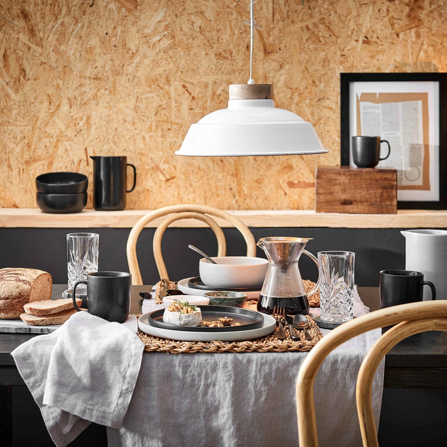 Geschirr-Set 16-tlg. CASA NOVA In Schwarz 2 Geschirr-Set 16-tlg. CASA NOVA In Schwarz – Bild 2