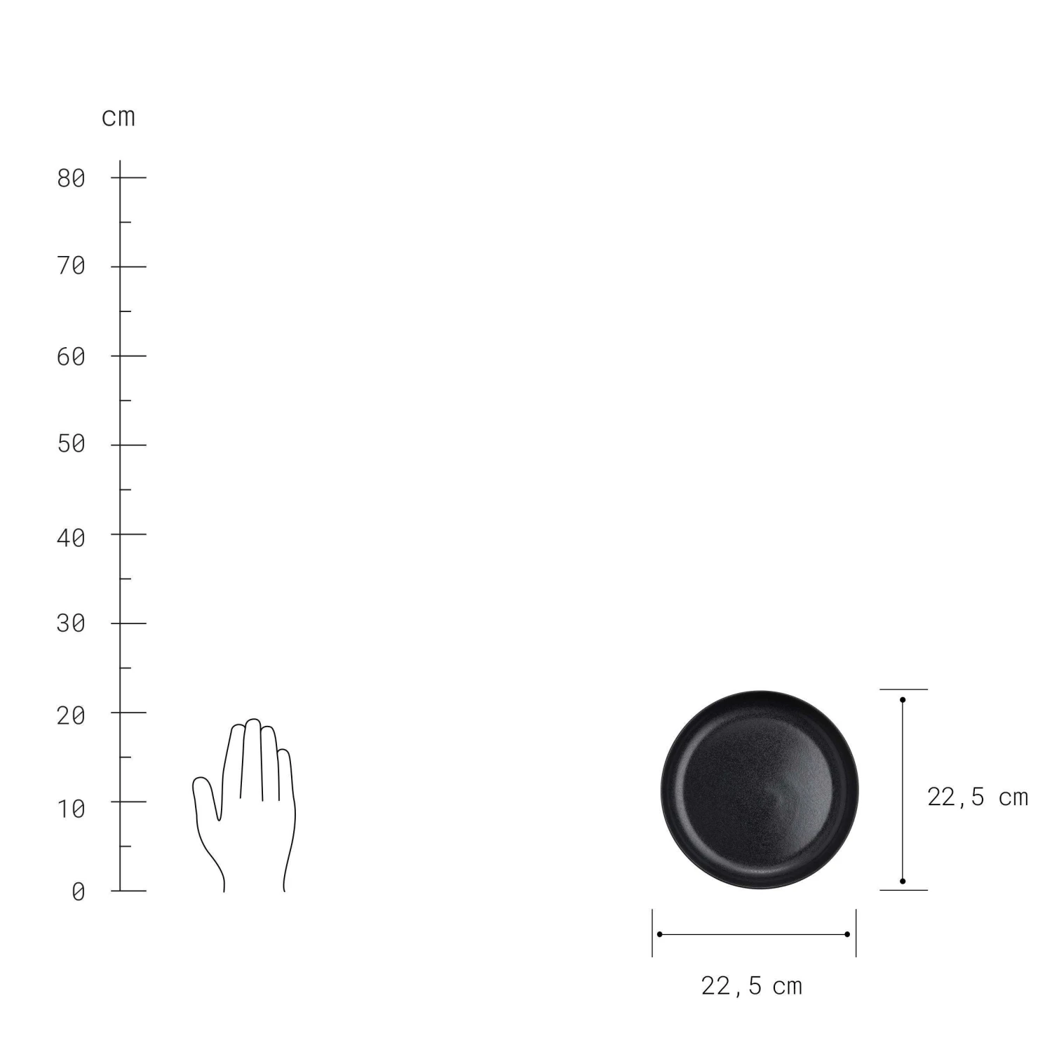 Geschirr-Set 16-tlg. CASA NOVA In Schwarz 14 Geschirr-Set 16-tlg. CASA NOVA In Schwarz – Bild 14