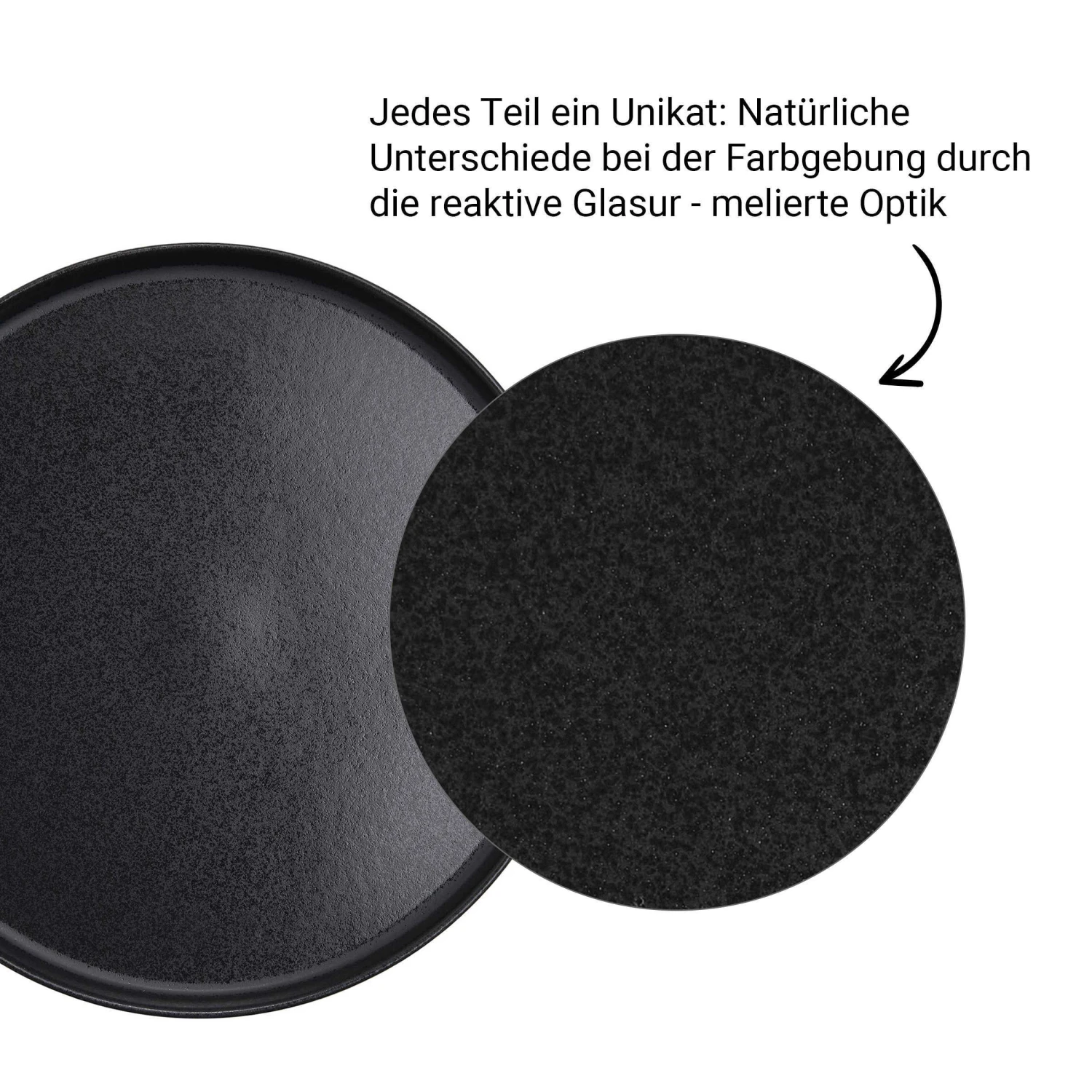 Geschirr-Set 16-tlg. CASA NOVA In Schwarz 4 Geschirr-Set 16-tlg. CASA NOVA In Schwarz – Bild 4