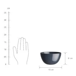 Geschirr-Set 8-tlg. NATIVE In Dunkelblau -Küche Store butlers geschirr set 8 tlg native in dunkelblau 4