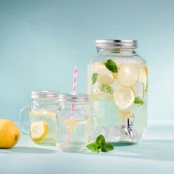 Getränkespender 3,5 L REFRESH In Transparent -Küche Store butlers getrankespender 3 5 l refresh in transparent 10