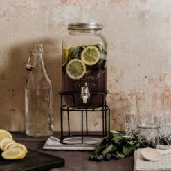 Getränkespender 3,5 L REFRESH In Transparent -Küche Store butlers getrankespender 3 5 l refresh in transparent 6