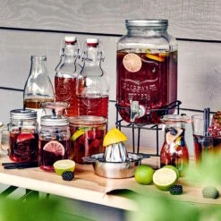 Getränkespender 3,5 L REFRESH In Transparent -Küche Store butlers getrankespender 3 5 l refresh in transparent 8