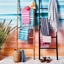 Hamamtuch L 170 X B 90cm SURFSIDE In Blau -Küche Store butlers hamamtuch l 170 x b 90cm surfside in blau 4