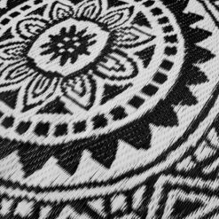 In- & Outdoor-Teppich Circles L 180 X B 118cm COLOUR CLASH In Schwarz-Weiß 11 In- & Outdoor-Teppich Circles L 180 X B 118cm COLOUR CLASH In Schwarz-Weiß -Küche Store butlers in and outdoor teppich circles l 180 x b 118cm colour clash in schwarz weiss 4