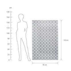 In- & Outdoor-Teppich Mosaik L 150 X B 90cm COLOUR CLASH In Taupe 15 In- & Outdoor-Teppich Mosaik L 150 X B 90cm COLOUR CLASH In Taupe -Küche Store butlers in and outdoor teppich mosaik l 150 x b 90cm colour clash in taupe 3