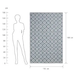 In- & Outdoor-Teppich Mosaik L 180 X B 118cm COLOUR CLASH In Salbei 11 In- & Outdoor-Teppich Mosaik L 180 X B 118cm COLOUR CLASH In Salbei -Küche Store butlers in and outdoor teppich mosaik l 180 x b 118cm colour clash in salbei 2