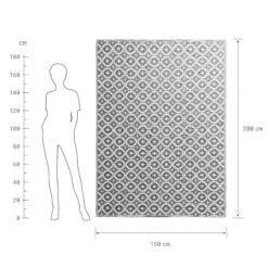 In- & Outdoor-Teppich Mosaik L 200 X B 150cm COLOUR CLASH In Taupe -Küche Store butlers in and outdoor teppich mosaik l 200 x b 150cm colour clash in taupe 3