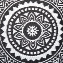 In- & Outdoor-Teppich Ø150cm COLOUR CLASH In Schwarz-Weiß -Küche Store butlers in and outdoor teppich o150cm colour clash in schwarz weiss 3