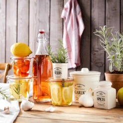 Knoblauchtopf Ø 14 Cm MRS. WINTERBOTTOM'S In Creme -Küche Store butlers knoblauchtopf o 14 cm mrs winterbottoms in creme 3