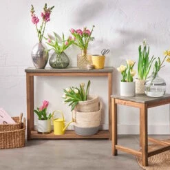 Konsole Mit Zementplatte CONCRETE In Natur-Grau -Küche Store butlers konsole mit zementplatte concrete in natur grau 7