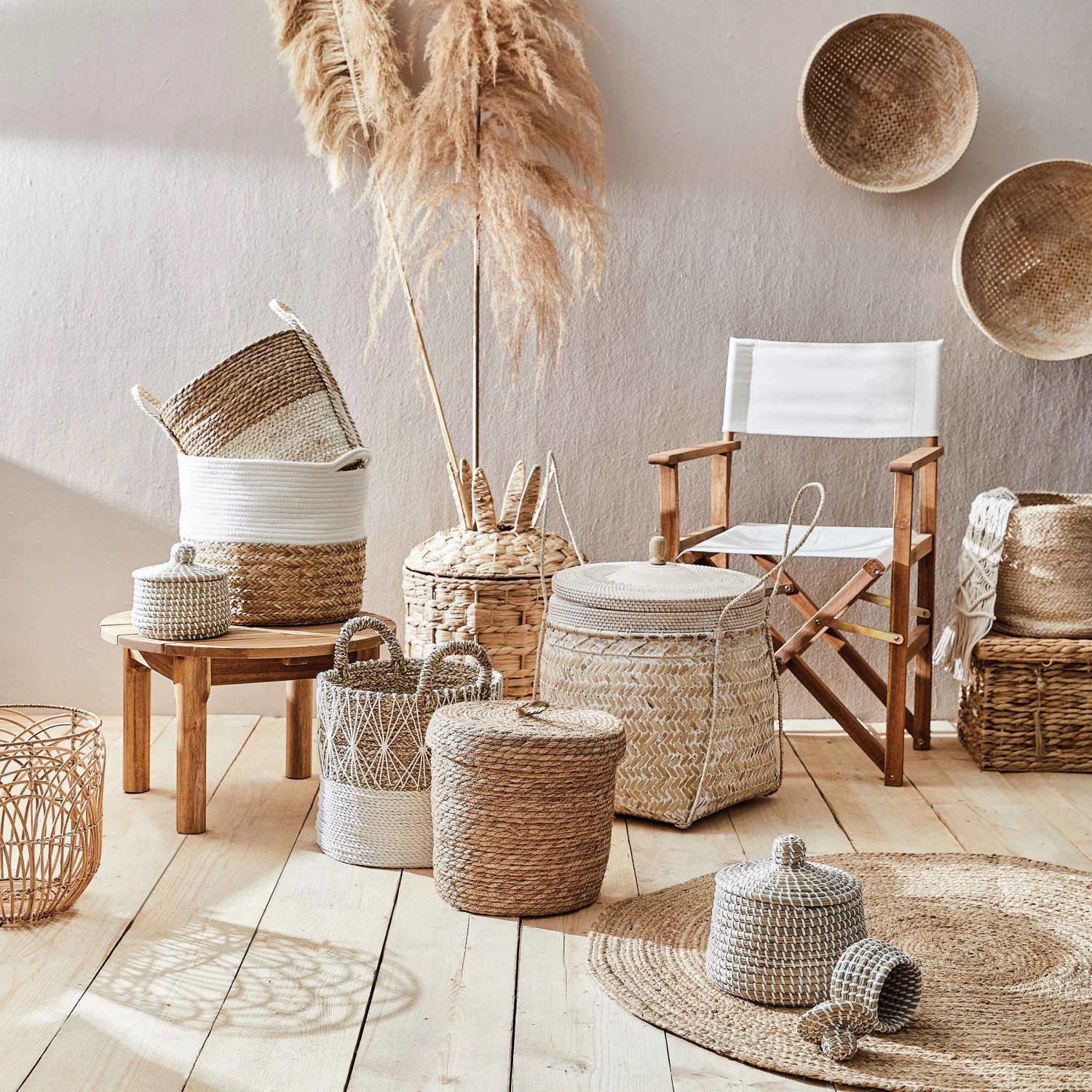 Korb Ø28cm BASIC BRAID In Natur 2 Korb Ø28cm BASIC BRAID In Natur – Bild 2