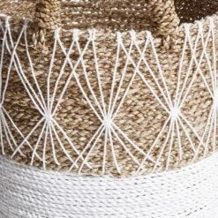 Korb Ø36cm WHITE BEACH In Natur-Weiß 8 Korb Ø36cm WHITE BEACH In Natur-Weiß -Küche Store butlers korb o36cm white beach in natur weiss 2
