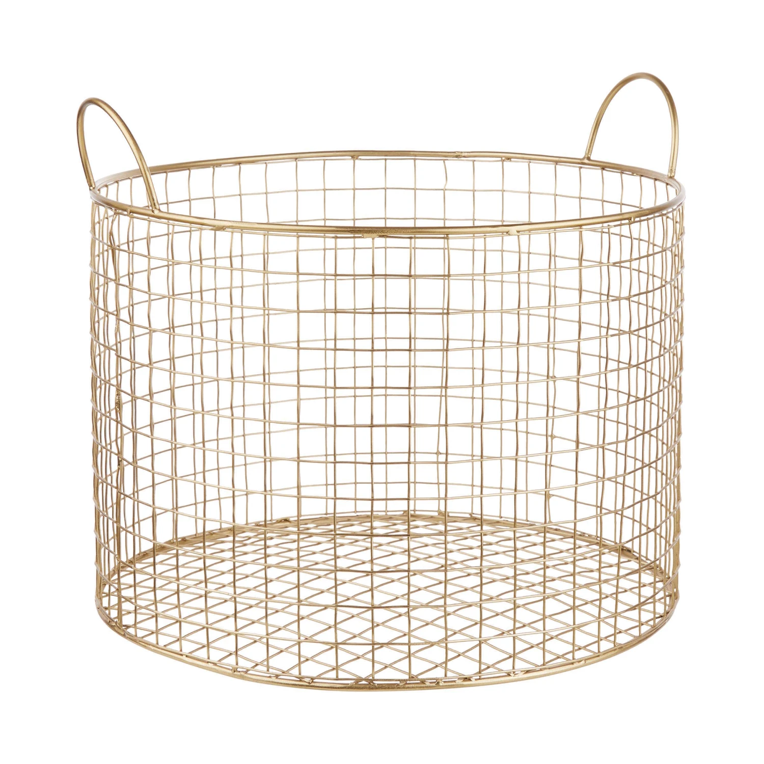 Korb Rund Ø30cm HOOP In Gold 1 Korb Rund Ø30cm HOOP In Gold