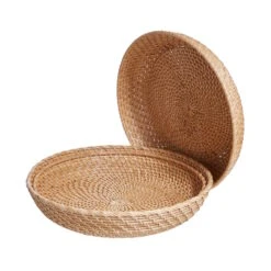 Korbschale Rattan Ø33cm RONDA In Natur -Küche Store butlers korbschale rattan o33cm ronda in natur 2