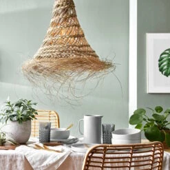 Lampenschirm Höhe 50cm BOMAS In Natur -Küche Store butlers lampenschirm hohe 50cm bomas in natur 7