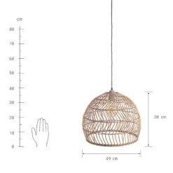 Lampenschirm Ø49cm CORBELLE In Natur -Küche Store butlers lampenschirm o49cm corbelle in natur 2