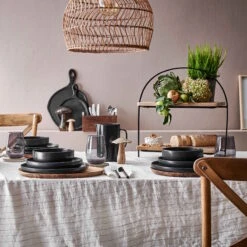 Lampenschirm Ø49cm CORBELLE In Natur -Küche Store butlers lampenschirm o49cm corbelle in natur 9