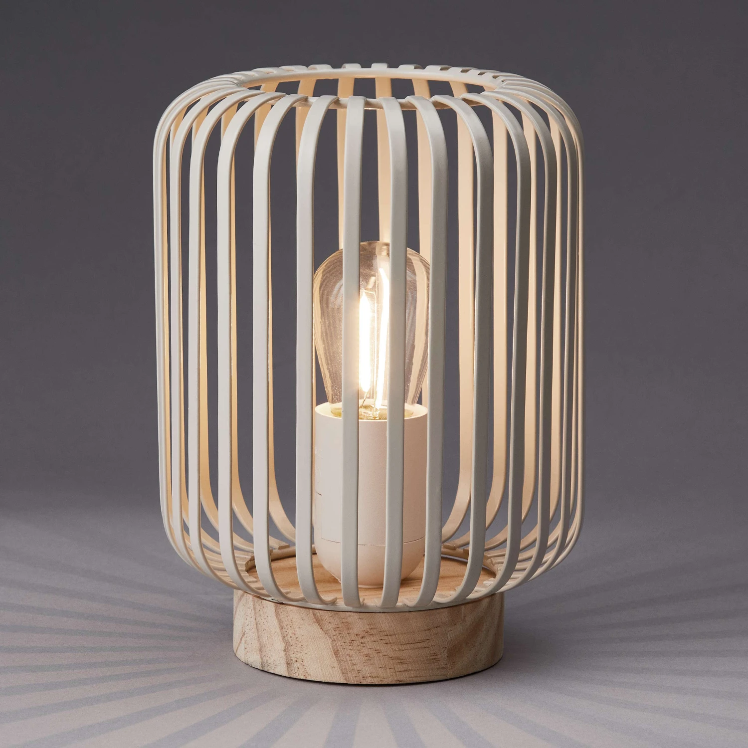 LED Laterne Höhe 19cm NORDICA In Beige 2 LED Laterne Höhe 19cm NORDICA In Beige – Bild 2