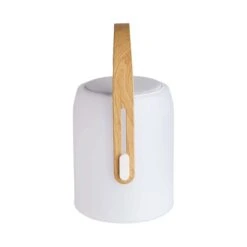 LED Leuchte Mit Bluetooth® Und Farbwechsel SOUND LOUNGE In Weiß-Hellbraun -Küche Store butlers led leuchte mit bluetooth r und farbwechsel sound lounge in weiss hellbraun 10