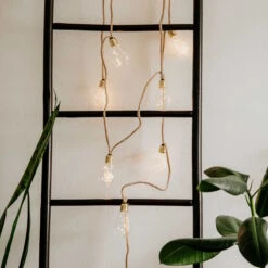 LED-Lichterkette 10 Lichter Mit Naturseil & USB-Batteriefach BULB LIGHTS In Natur 15 LED-Lichterkette 10 Lichter Mit Naturseil & USB-Batteriefach BULB LIGHTS In Natur -Küche Store butlers led lichterkette 10 lichter mit naturseil and usb batteriefach bulb lights in natur 7