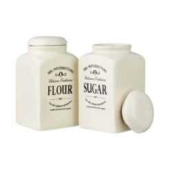 Mehl- & Zuckerdose MRS. WINTERBOTTOM'S In Creme -Küche Store butlers mehl and zuckerdose mrs winterbottoms in creme 6