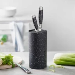 Messerblock BOLERO In Schwarz -Küche Store butlers messerblock bolero in schwarz 2