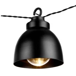 Metall-Lampenkette Mit Stecker WAREHOUSE In Schwarz 10 Metall-Lampenkette Mit Stecker WAREHOUSE In Schwarz -Küche Store butlers metall lampenkette mit stecker warehouse in schwarz 2