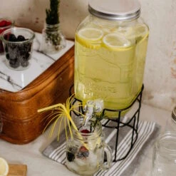 Metallständer Für Getränkespender REFRESH In Schwarz -Küche Store butlers metallstander fur getrankespender refresh in schwarz 7