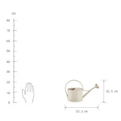 Mini-Gießkanne 1,5l ZINC In Beige -Küche Store butlers mini giesskanne 1 5l zinc in beige 3