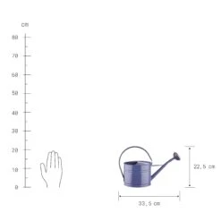 Mini-Gießkanne 1,5l ZINC In Blau 6 Mini-Gießkanne 1,5l ZINC In Blau -Küche Store butlers mini giesskanne 1 5l zinc in blau 2