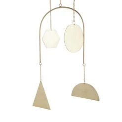 Mobile 4 Ornamente Länge 48cm PEACEFUL HOME In Gold -Küche Store butlers mobile 4 ornamente lange 48cm peaceful home in gold 4