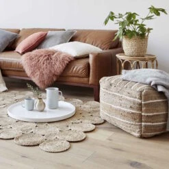 Sitzpouf B 50 X H 35cm ALL NATURE In Natur 15 Sitzpouf B 50 X H 35cm ALL NATURE In Natur -Küche Store butlers sitzpouf b 50 x h 35cm all nature in natur 7