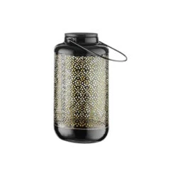 Solar-Laterne H 24cm SOLANA In Schwarz-Gold 6 Solar-Laterne H 24cm SOLANA In Schwarz-Gold -Küche Store butlers solar laterne h 24cm solana in schwarz gold 2