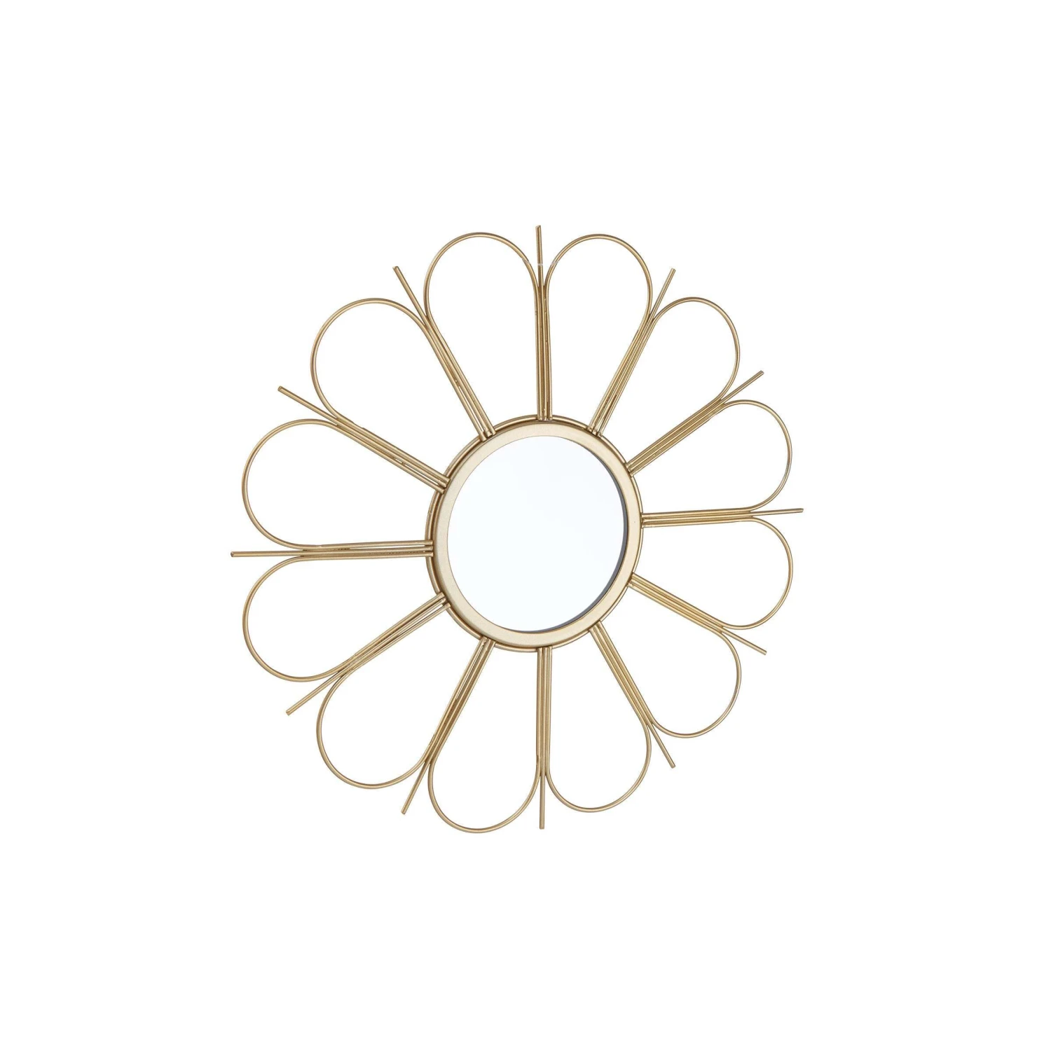 Spiegel Blume Ø26cm FIORE In Gold 1 Spiegel Blume Ø26cm FIORE In Gold