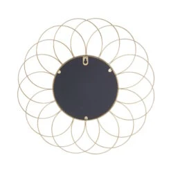 Spiegel Blume Ø42cm FIORE In Gold 5 Spiegel Blume Ø42cm FIORE In Gold -Küche Store butlers spiegel blume o42cm fiore in gold 2